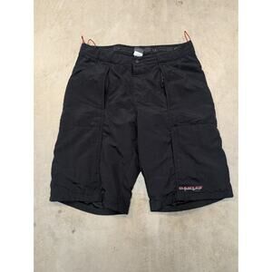 VTG Oakley Software Shorts Mens XXL Technical Multi Pocket Black Black Padded